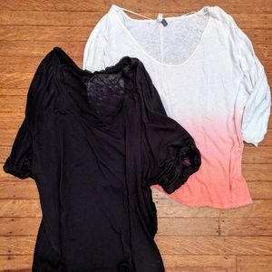 Free People oversized tee bundle